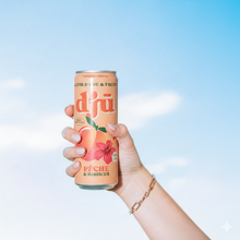 djū kéfir de fruits prébiotique Pêche - Hibiscus