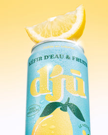 djū kéfir de fruits prébiotique Citron - Citron Vert