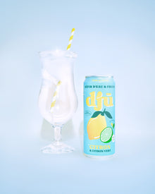 djū kéfir de fruits prébiotique Citron - Citron Vert